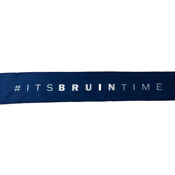 Belmont University Bruins Scarf Red White Blue Bear Fringe Reversible Winter - Picture 4 of 7